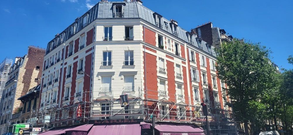Travaux de ravalement, Paris (MV519)