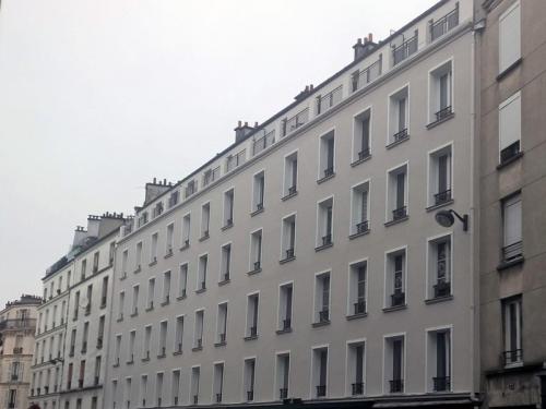 Ravalement et ITE Rue Sambre et Meuse, Paris