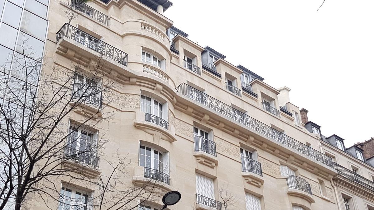 Ravalement Pierre de taille - Avenue Malakoff - Paris