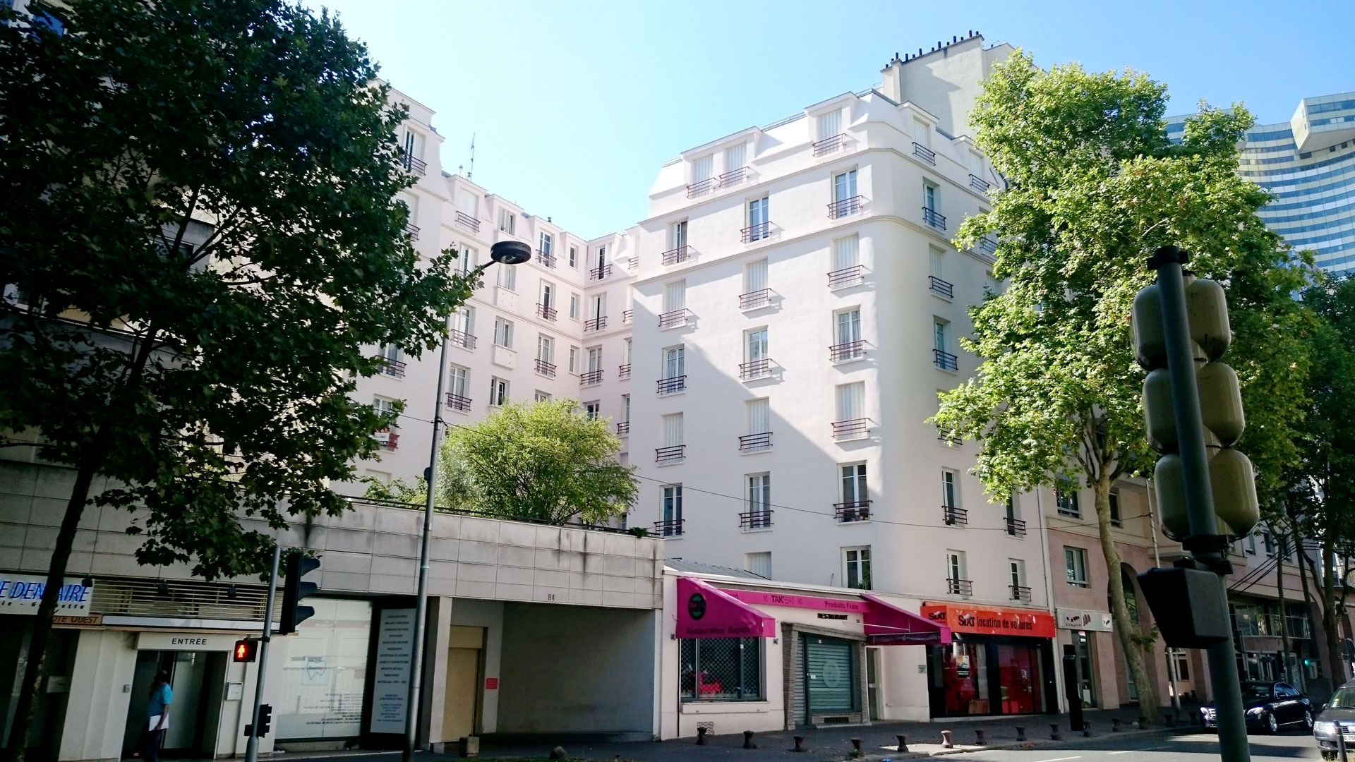 Ravalement c&ocirc;t&eacute; rue avenue Gambetta - Courbevoie