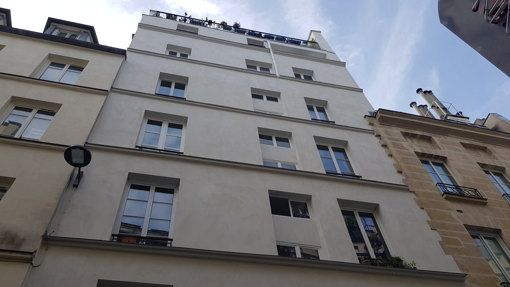 Ravalement de façades micro-mortier, Paris (MV291)