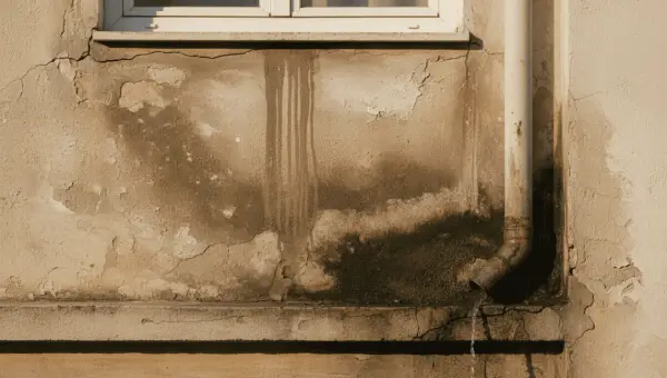 Infiltrations d’eau en façade